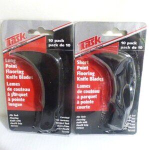 TLS1 - 2x Task Long Point FLOORING KNIFE BADES 10 Pack Floor Installation